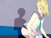Love Live! Sunshine!! - Mari Ohara Pleasures a Fan 5/16