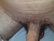 Rubbing & smacking her yummy clit with my cock and cumming all over it 6/16