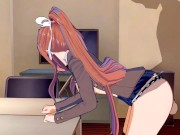 DDLC - Monika Sucks You Off After Creampie 8/16