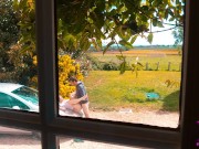 Après un long trajet, qu'une seule envie, baiser ! Le voisin était là ;p 13/16