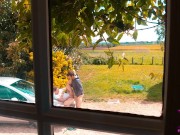 Après un long trajet, qu'une seule envie, baiser ! Le voisin était là ;p 14/16