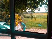 Après un long trajet, qu'une seule envie, baiser ! Le voisin était là ;p 4/16