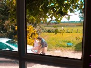 Après un long trajet, qu'une seule envie, baiser ! Le voisin était là ;p 6/16