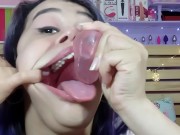 Lila Jordan, Mini dildo, blow job 7/16