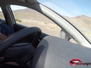  good blowjob he cums inside her pussy fucking in the car / Miriam Prado 16/16