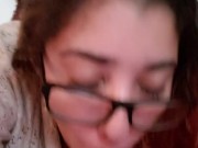 Morning blowjob/deep throat for master 16/16