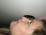21 yr old wife at gloryhole 10/16