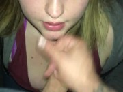 21 yr old wife at gloryhole 15/16