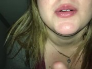 21 yr old wife at gloryhole 16/16