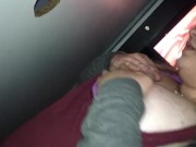 21 yr old wife at gloryhole 7/16