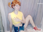 Misty (Pokemon Cosplay) Discovers Her First Orgasms 3/16