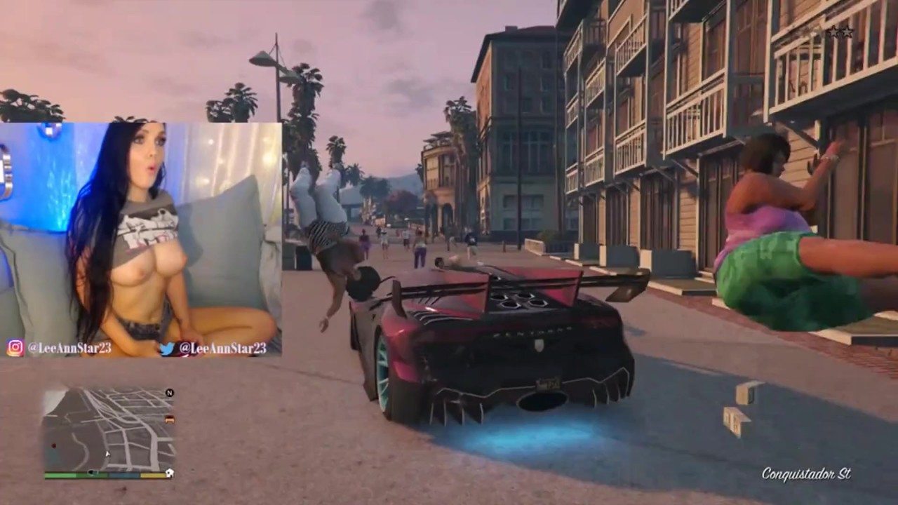 Running Ppl Over In Gta5 But Topless Cause Why Not Redtube