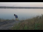 Незнакомец подвез меня на машине и жестко трахнул меня в рот и писю 1/16