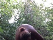 Damn these mosquitoes bites on my ASS! PUBLIC NAKED LITERALLY |§| FluffyB 14/16