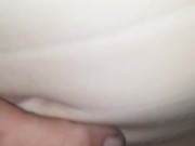 Boobaby riding Boobear in the car at the truck stop headed on vacation.  15/16