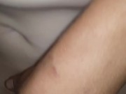 Boobaby riding Boobear in the car at the truck stop headed on vacation.  9/16