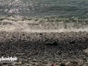 Two Cumshot with Public Flashes and Shower Sex -Amateur Couple MySweetApple 1/16