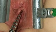 Extreme s m tgp - Female urethral sounding orgasm stretched clamped pussy sm medical play