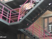 Flashing stockings line with mini skirt by sexy Jeny Smith 10/16