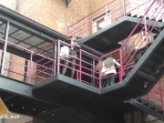 Flashing stockings line with mini skirt by sexy Jeny Smith 9/16