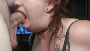 Chubby teen sloppy throat fuck6