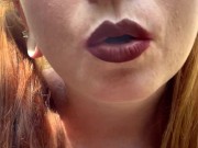 Horny Redhead Seductively Smokes 16/16