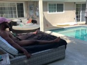 Fuckin pool day with Isabel moon 7/16