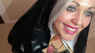 320px x 180px - Slutty Nun Sucks Cock Till She Gets A Sticky Cum Confession On Her Face -  RedTube
