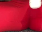 Small blonde teen slut squirts in her yoga pants 13/16