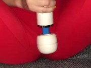 Small blonde teen slut squirts in her yoga pants 2/16