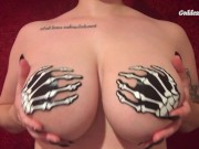 Big Bouncy Skele-Titties Halloween Natural Tits 4/16