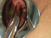 Piss Re-injection - Female Urethral Sounding - BDSM Stretched Wide Peehole 14/16