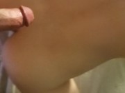 Skinny GF starts sucking, ends up butt fucking 10/16