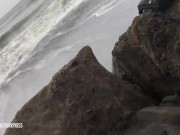 public dark beach fuck with big ass blonde teen creampie and blowjob 4/16