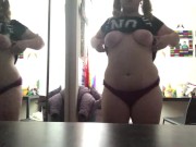 18-year-old Virgin Teases and Cums 3/16