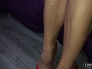 Fucked the brunette and explosively cummed. Home video #2 1/16