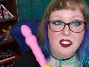 BBW reviews and uses Geeky Sex Toys Sailor Girl dildo pussy closeup 13/16