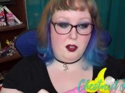 BBW reviews and uses Geeky Sex Toys Sailor Girl dildo pussy closeup 16/16