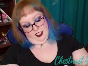 BBW reviews and uses Geeky Sex Toys Sailor Girl dildo pussy closeup 3/16