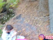 Exciting quicky at the park with hot babe! 1/16