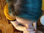 This stunning freaky teen will blow off not only your cock but mind too 12/16