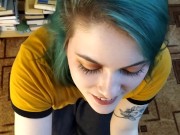 This stunning freaky teen will blow off not only your cock but mind too 4/16