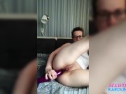 MILF Masturbate Pussy Sex Toys after Reading a Porn Story 8/16
