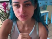 POV Snapchat Sloppy Blowjob Facial with Jewelz Blu 9/16