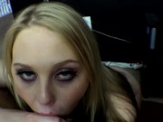 Hot Blonde Licks Ass, Balls and Sucks For Huge Load in Mouth - Lily Rader 8/16