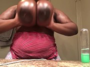 Oiling my titties because why not  16/16