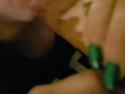 Sexy blowjob from my 19 year old girlfriend, mouth fucking, slo mo facial. 2/16