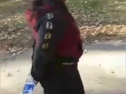 BBW Hazel Gets Caught Fondling In Public Park And Handles BBC 15/16