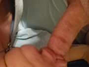 Whore wife sucking and fucking a fan 6/16