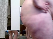 V 349 Brand new extra long modeling outfits with lots of pussy flashes and 6/16